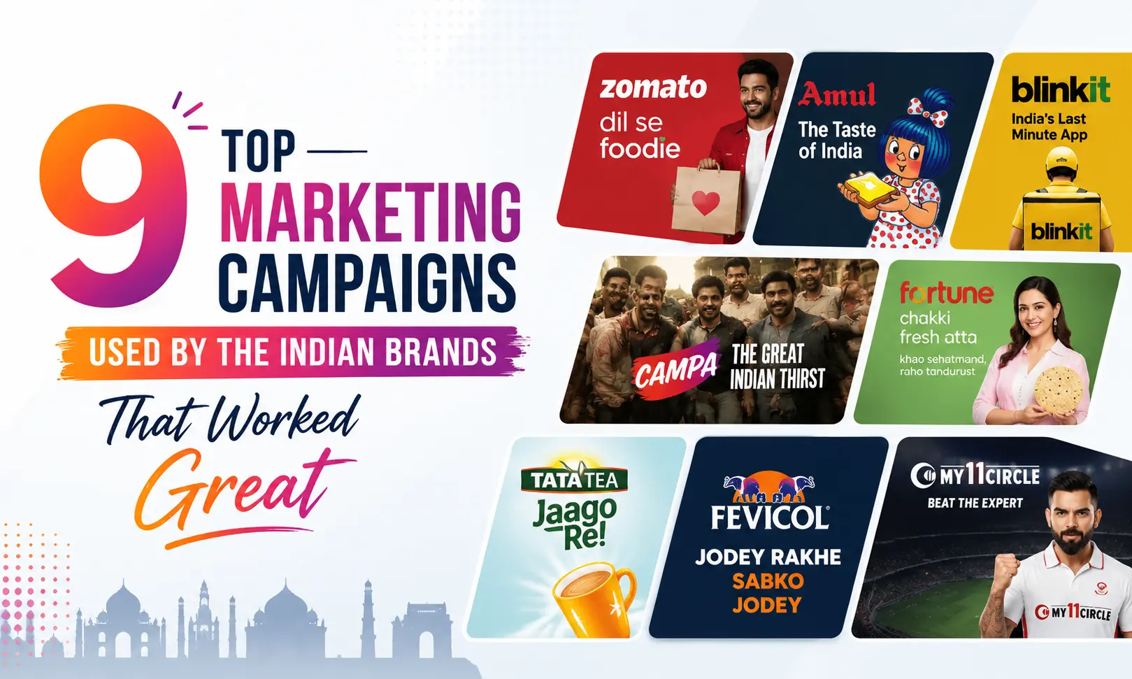 9 Top Marketing Campaigns Used By The Indian Brands That Worked Great
