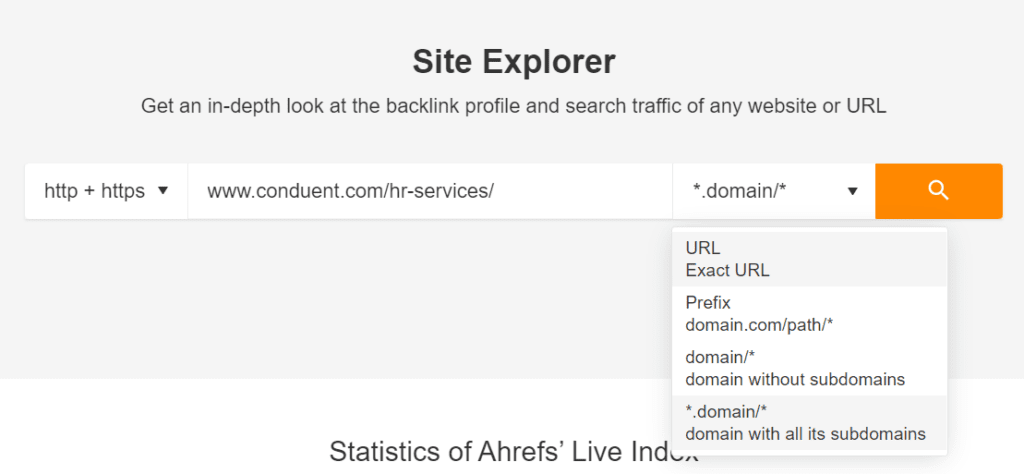 ahrefs keyword explorer